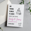 Wedding Cake Save the Date Cards