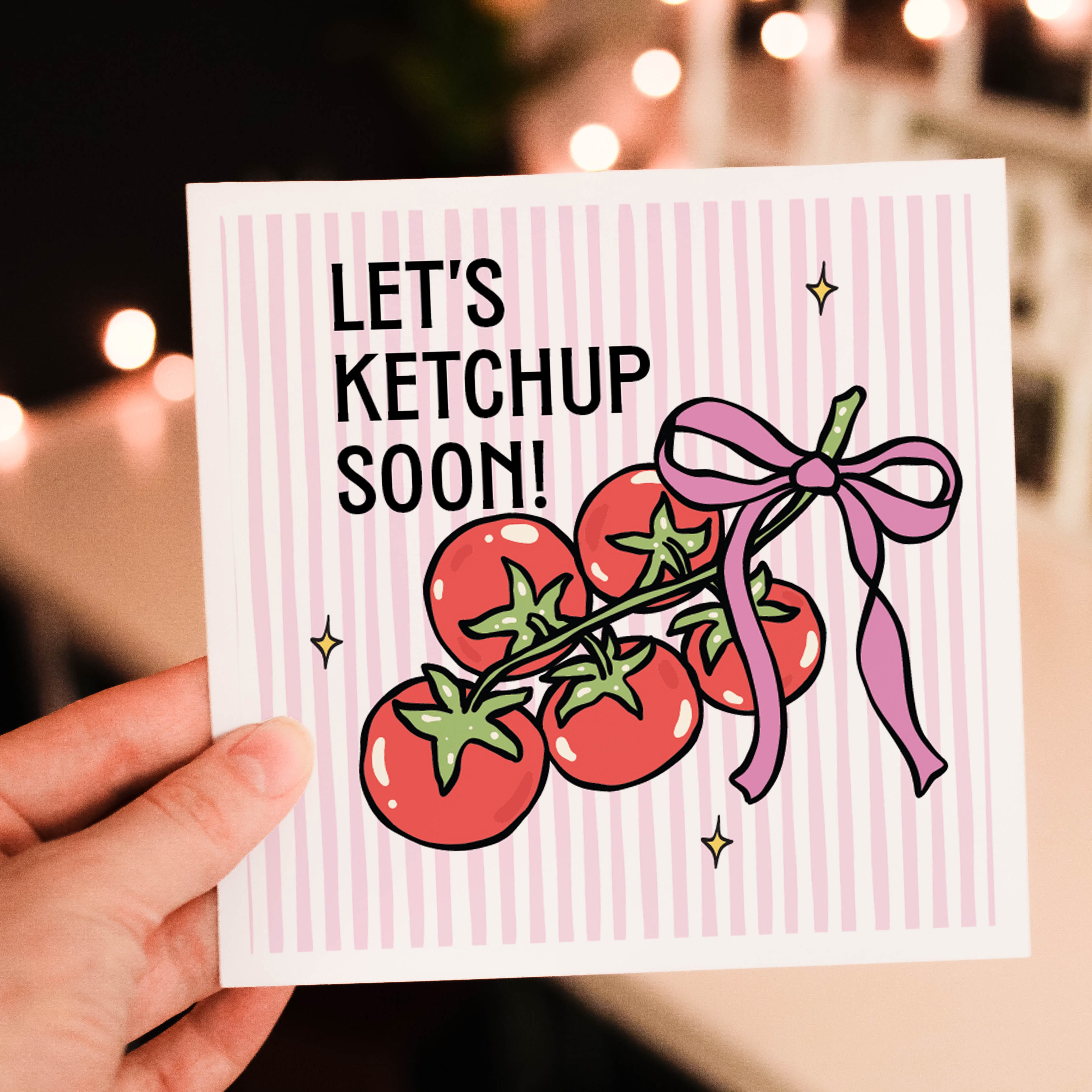 Let's ketchup soon! Birthday Card