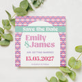 Retro Save the Date Cards