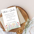 Wildflower Classic Wedding Invitation