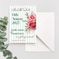 Red Roses Save the Date Cards