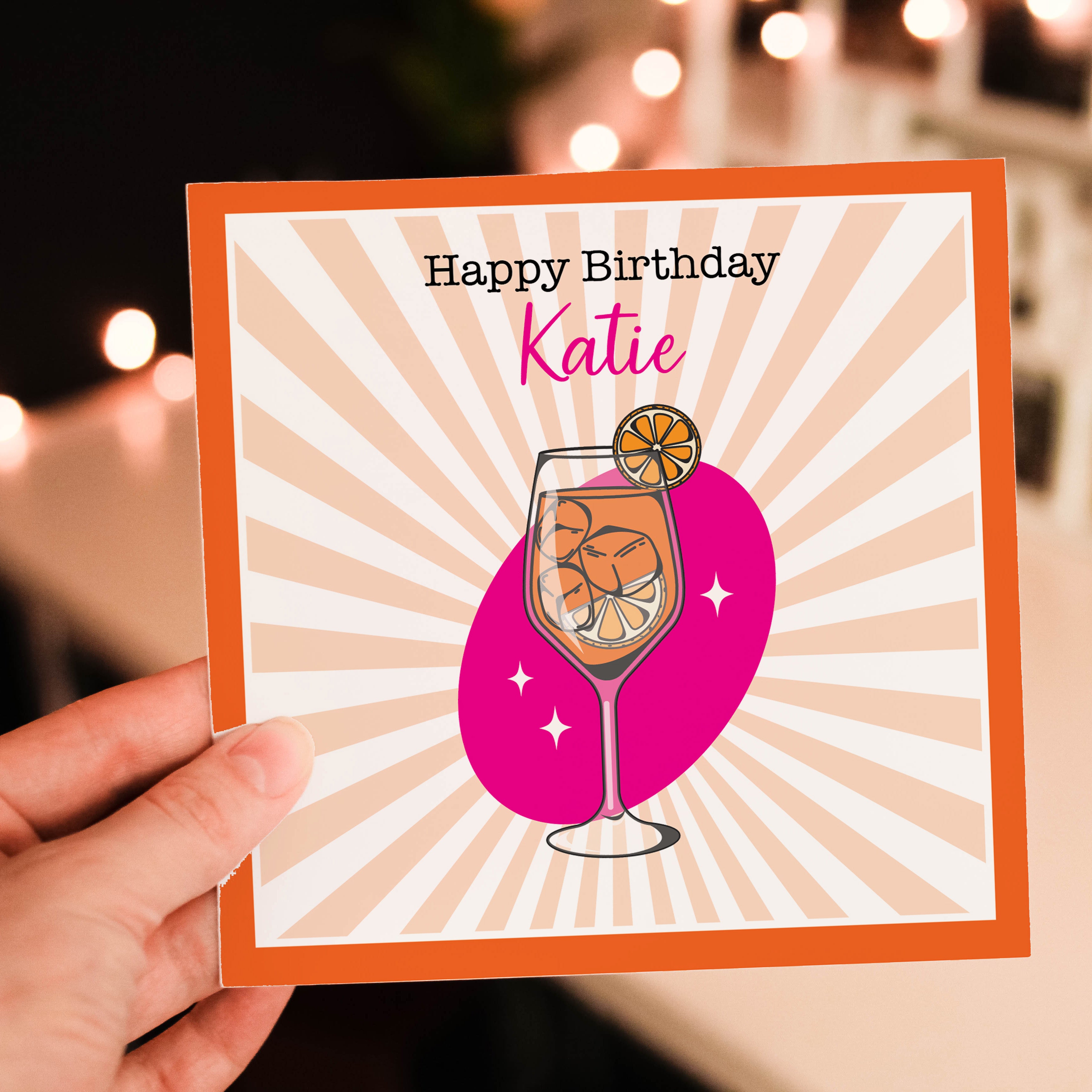Aperol Spritz! Personalised Birthday Card