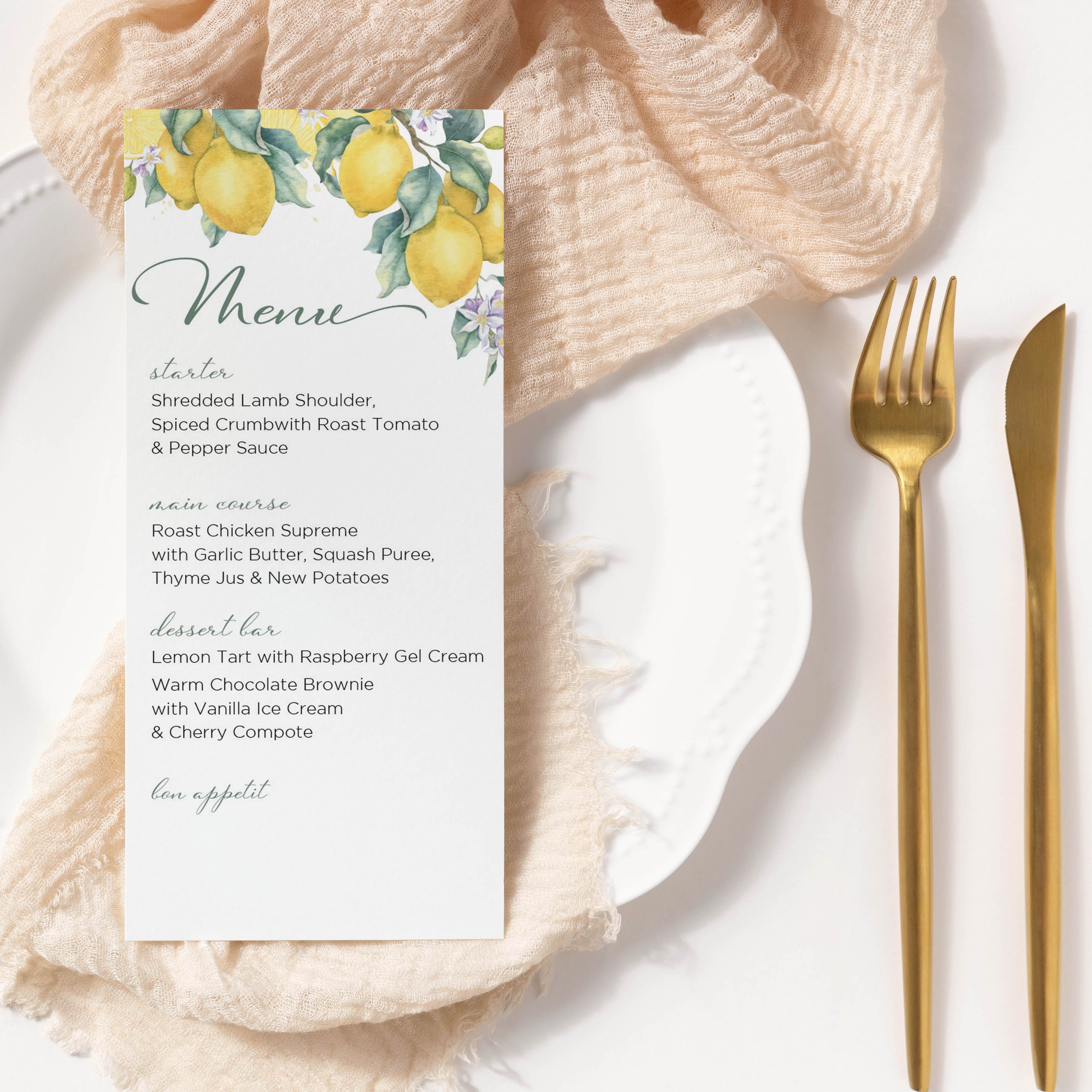 Menu Options