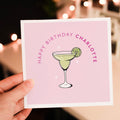 Margarita Cocktail! Personalised Birthday Card