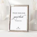 Guest Book Personalised Wedding Sign