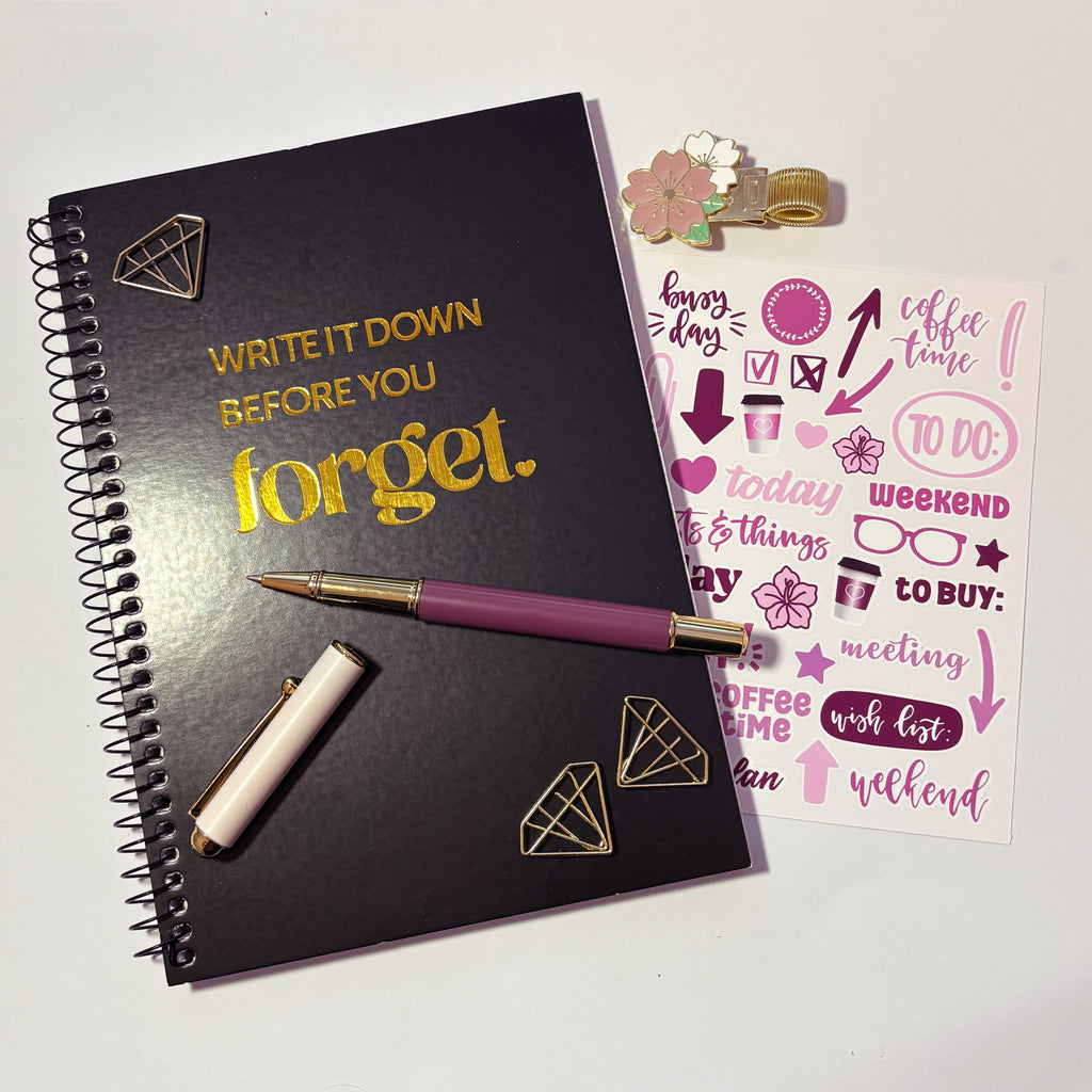 Funny Menopause Notebook Gift Set – “Write It Down Before You Forget”