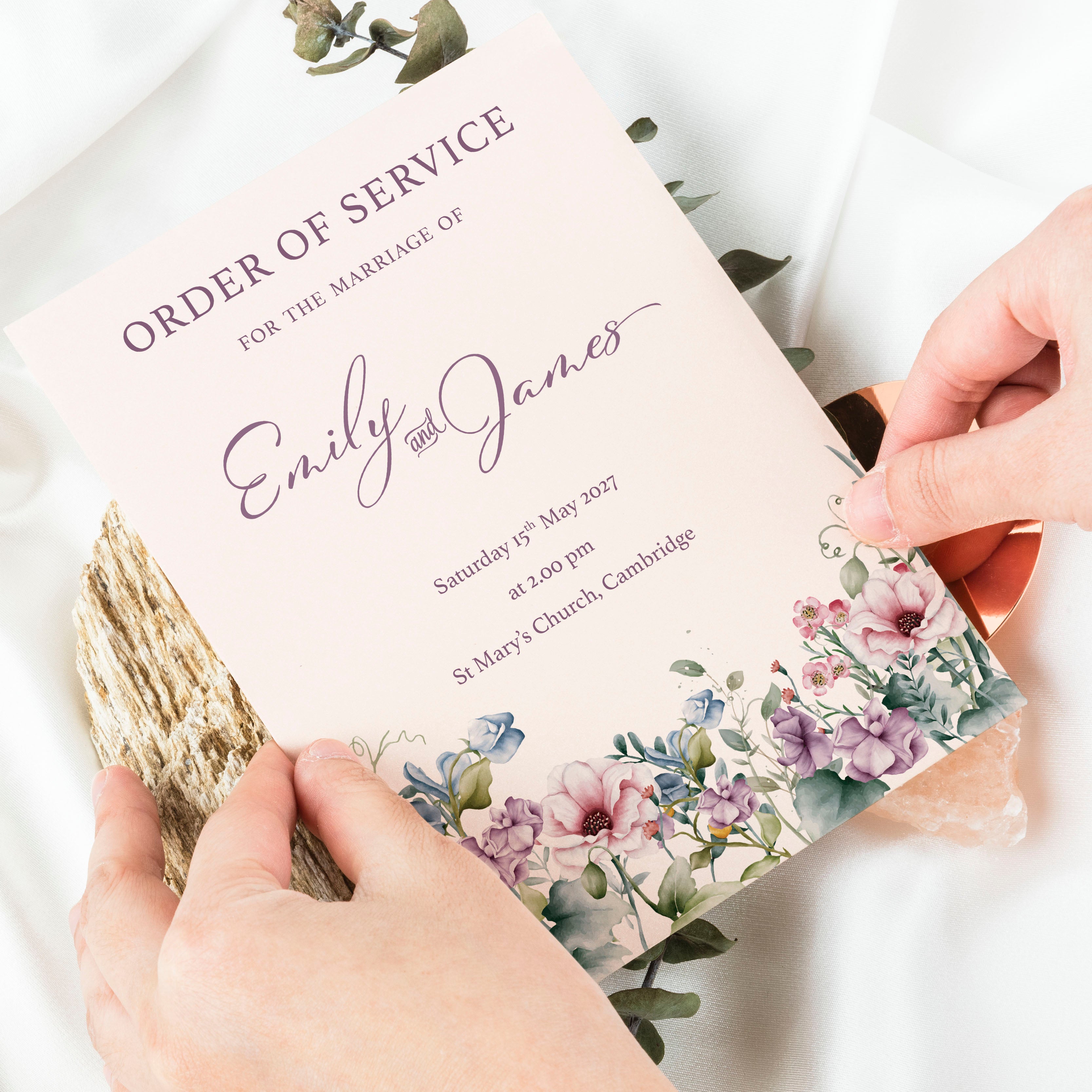Wedding Order of Service