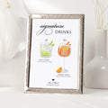 Wedding Cocktails Personalised Sign