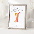 Signature Wedding Cocktail Personalised Sign
