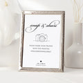 Snap & Share Photography Personalised Wedding Sign