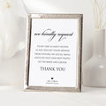 Social Media Personalised Wedding Sign