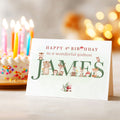 Woodland Creatures Personalised Birthday Card