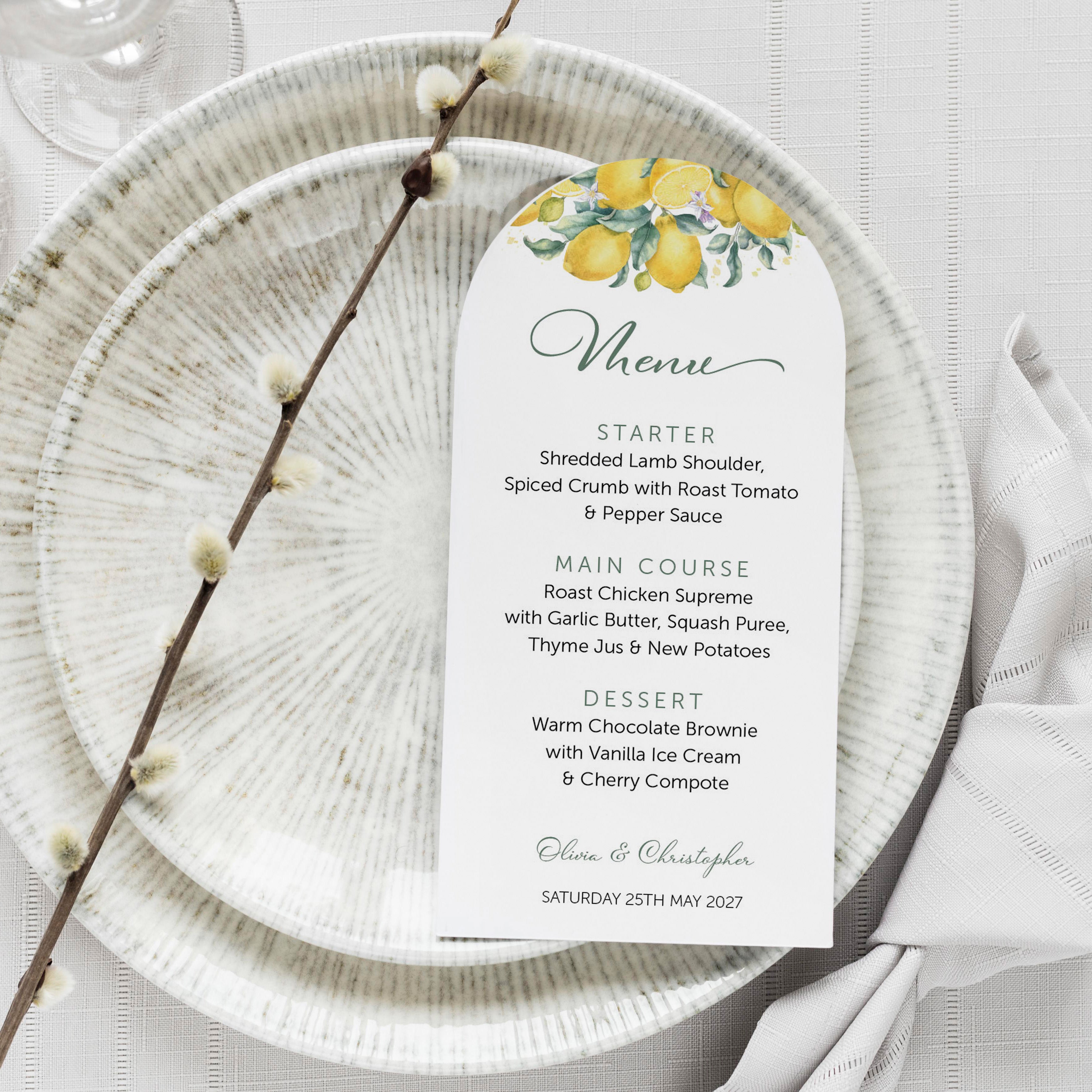 Menu Options