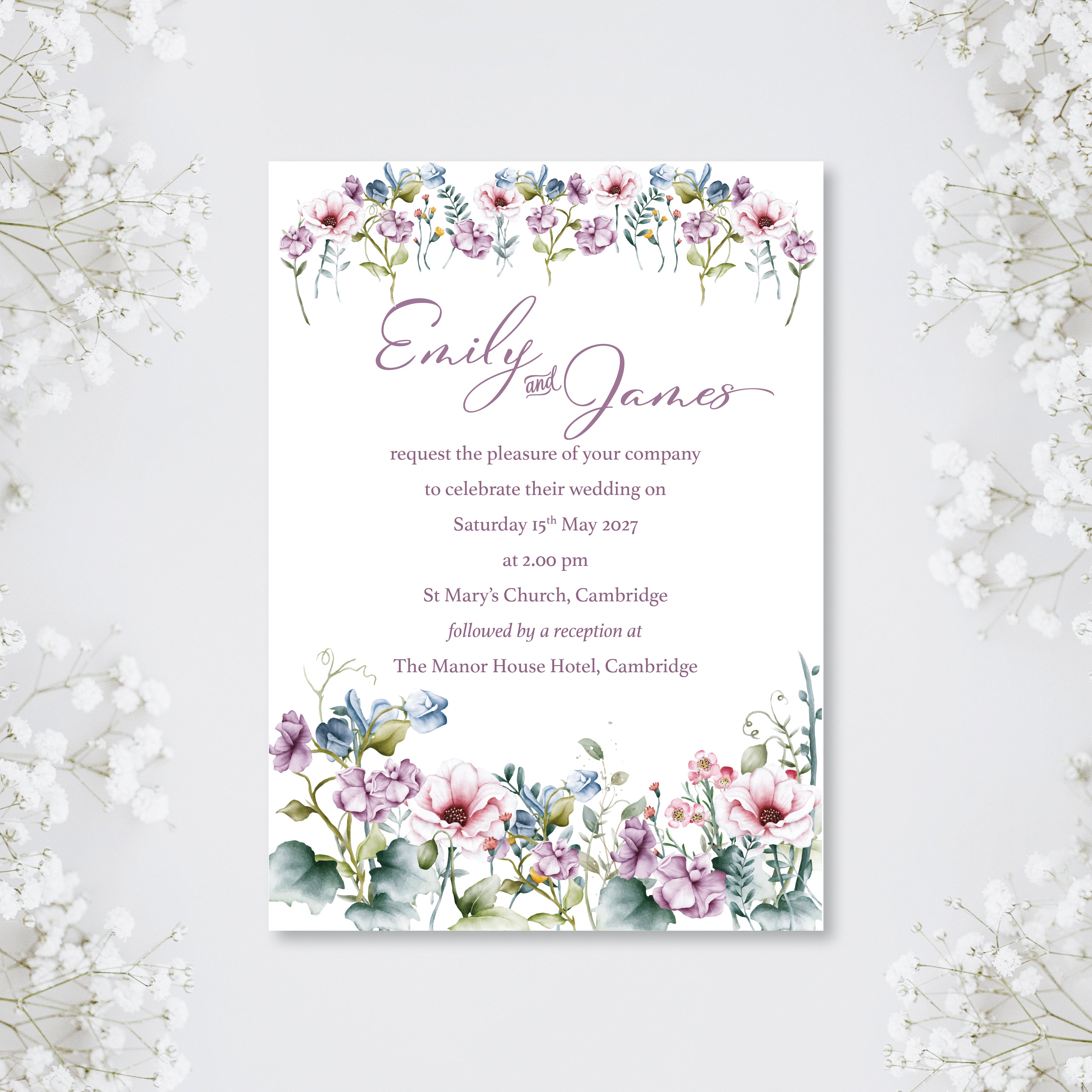Day Wedding Invitation