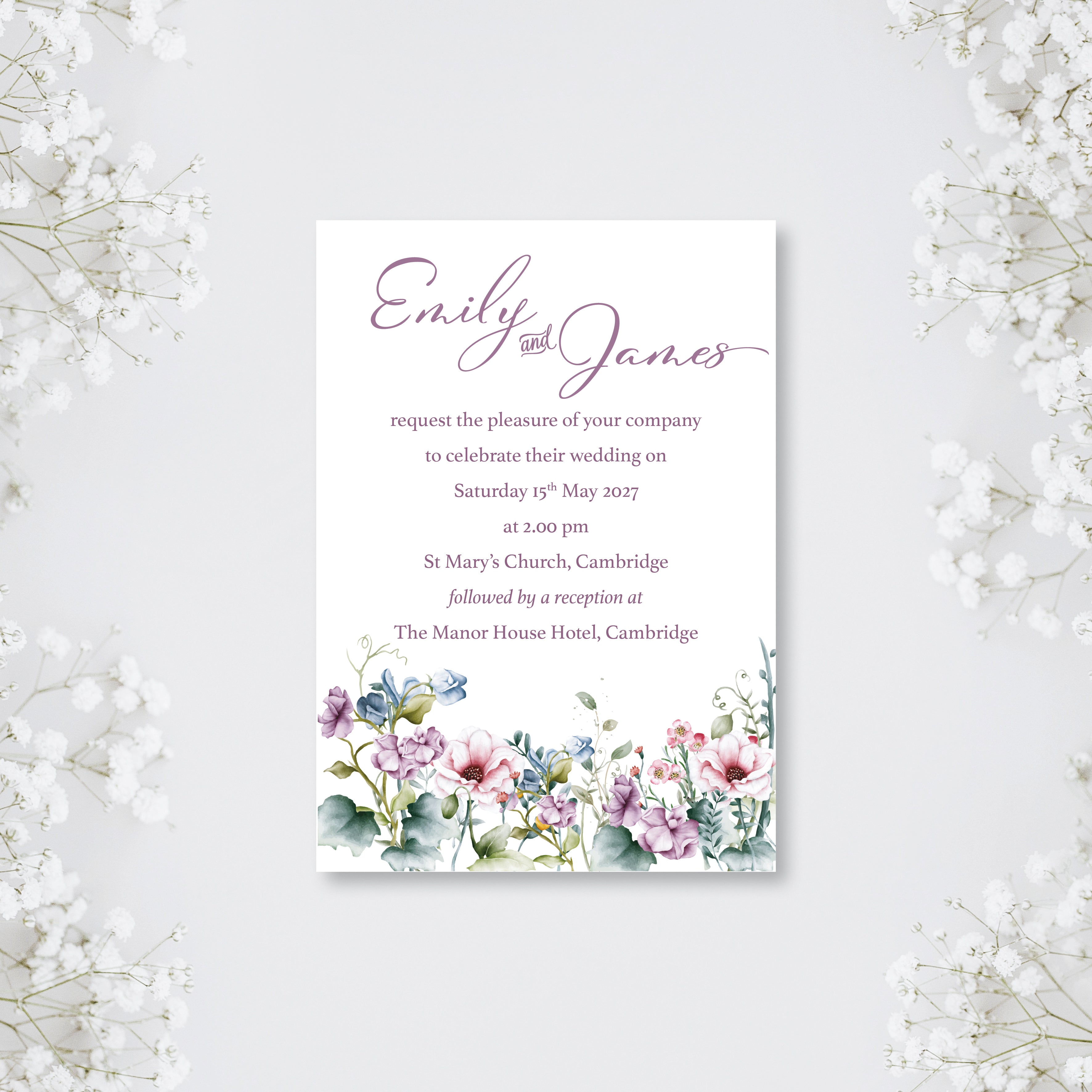 Day Wedding Invitation
