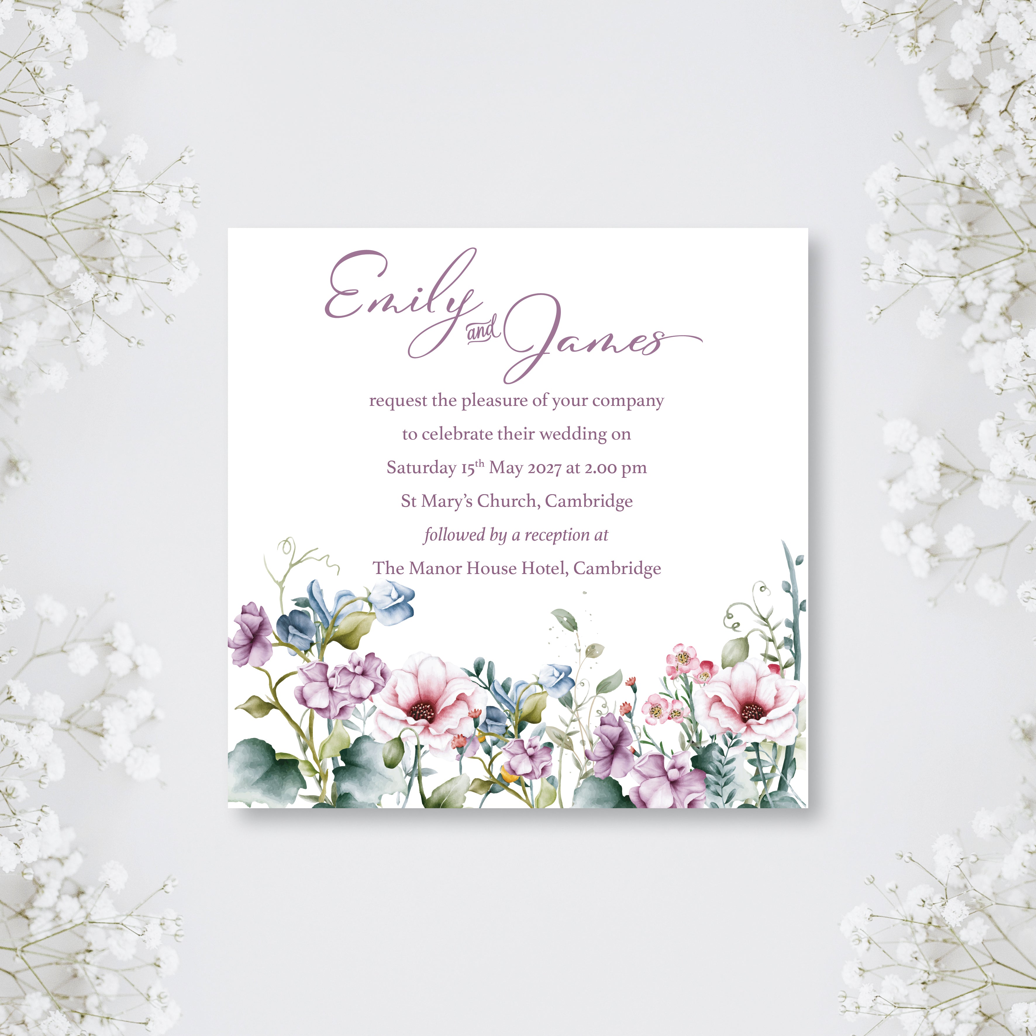 Day Wedding Invitation