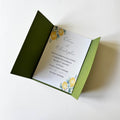 Card invite folder