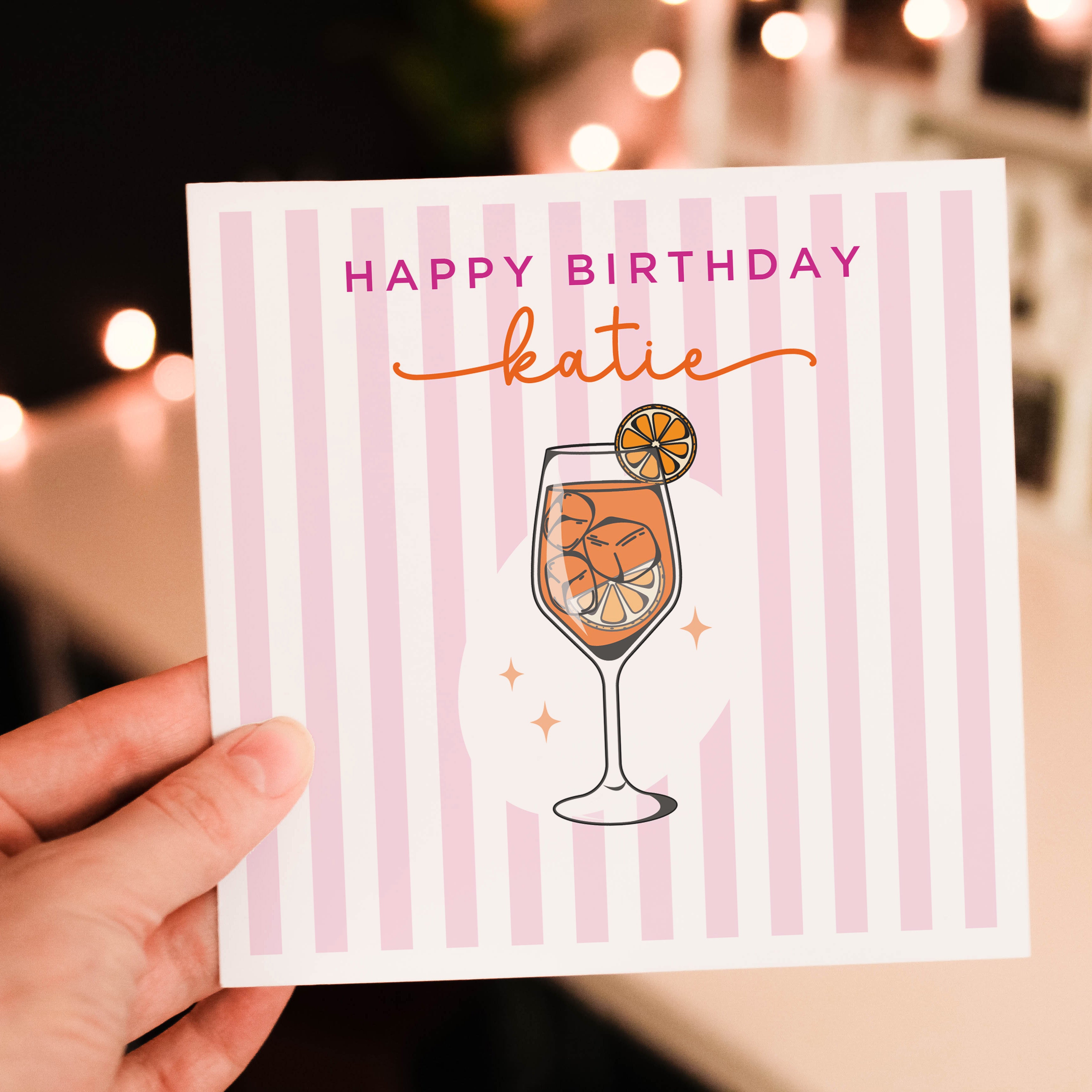 Aperol Spritz! Personalised Birthday Card