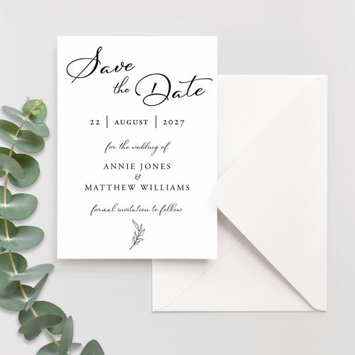 Classic Save the Date Cards
