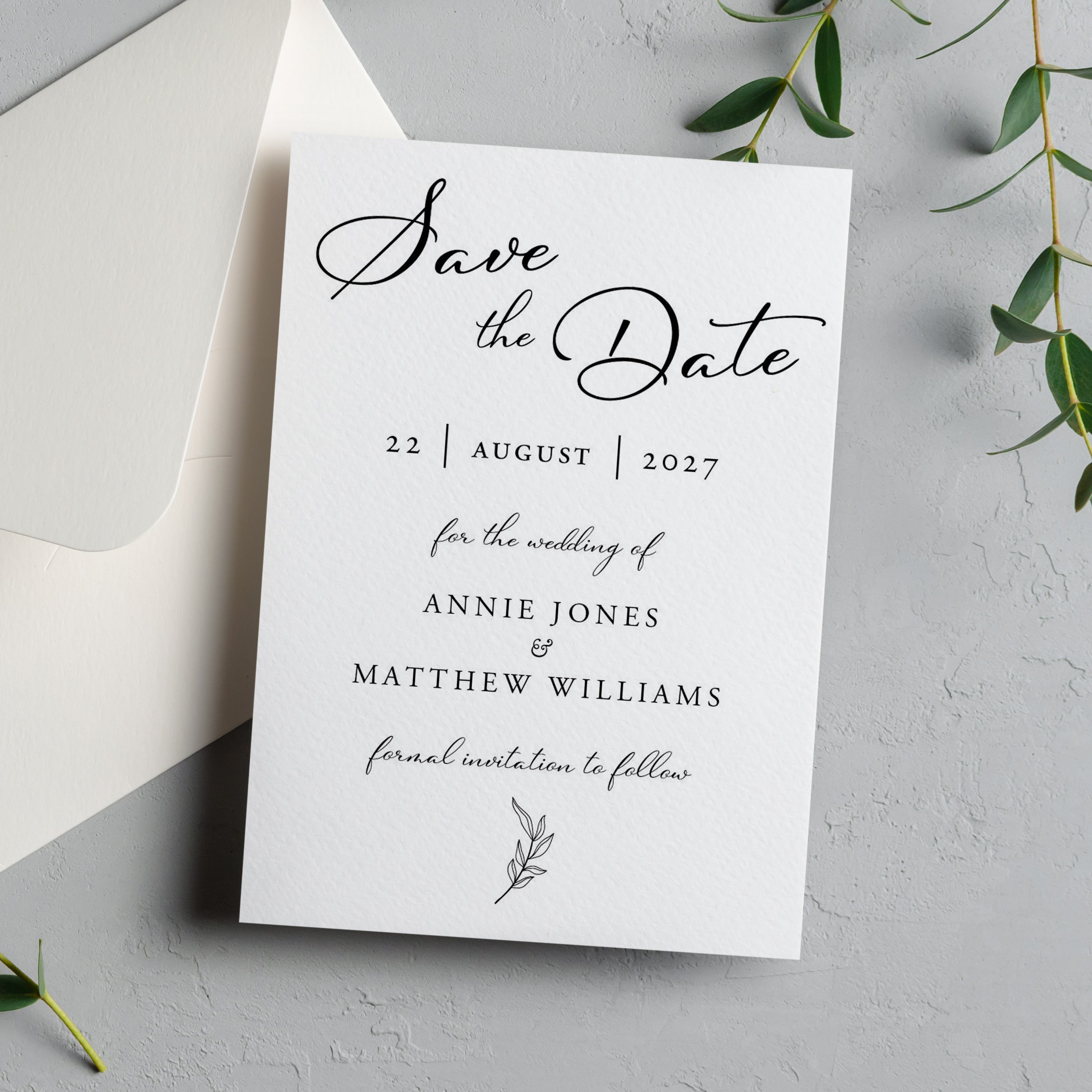 Classic Save the Date Cards