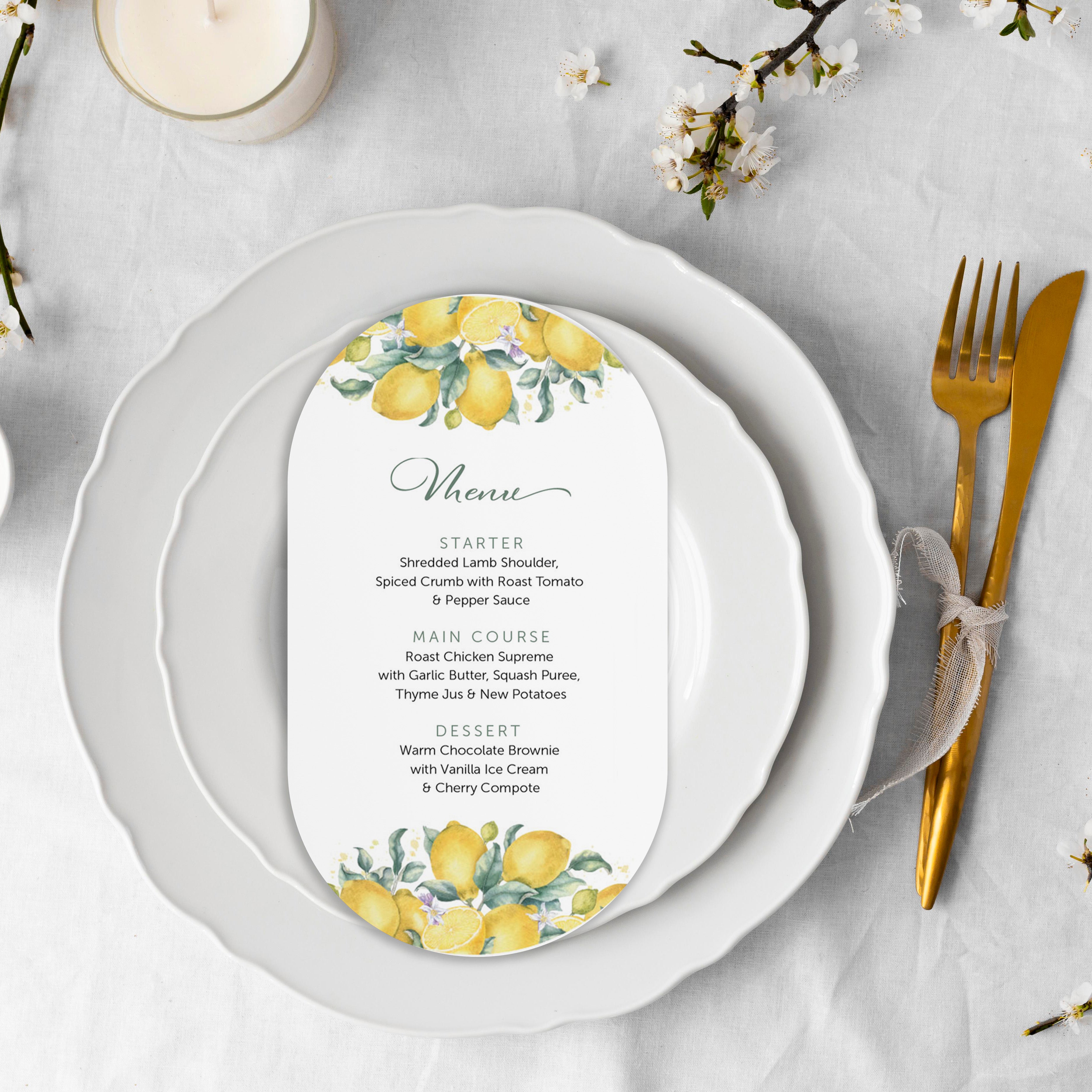 Menu Options