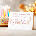 Teddy Bear Personalised Birthday Card