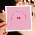 Milestone Birthday Card