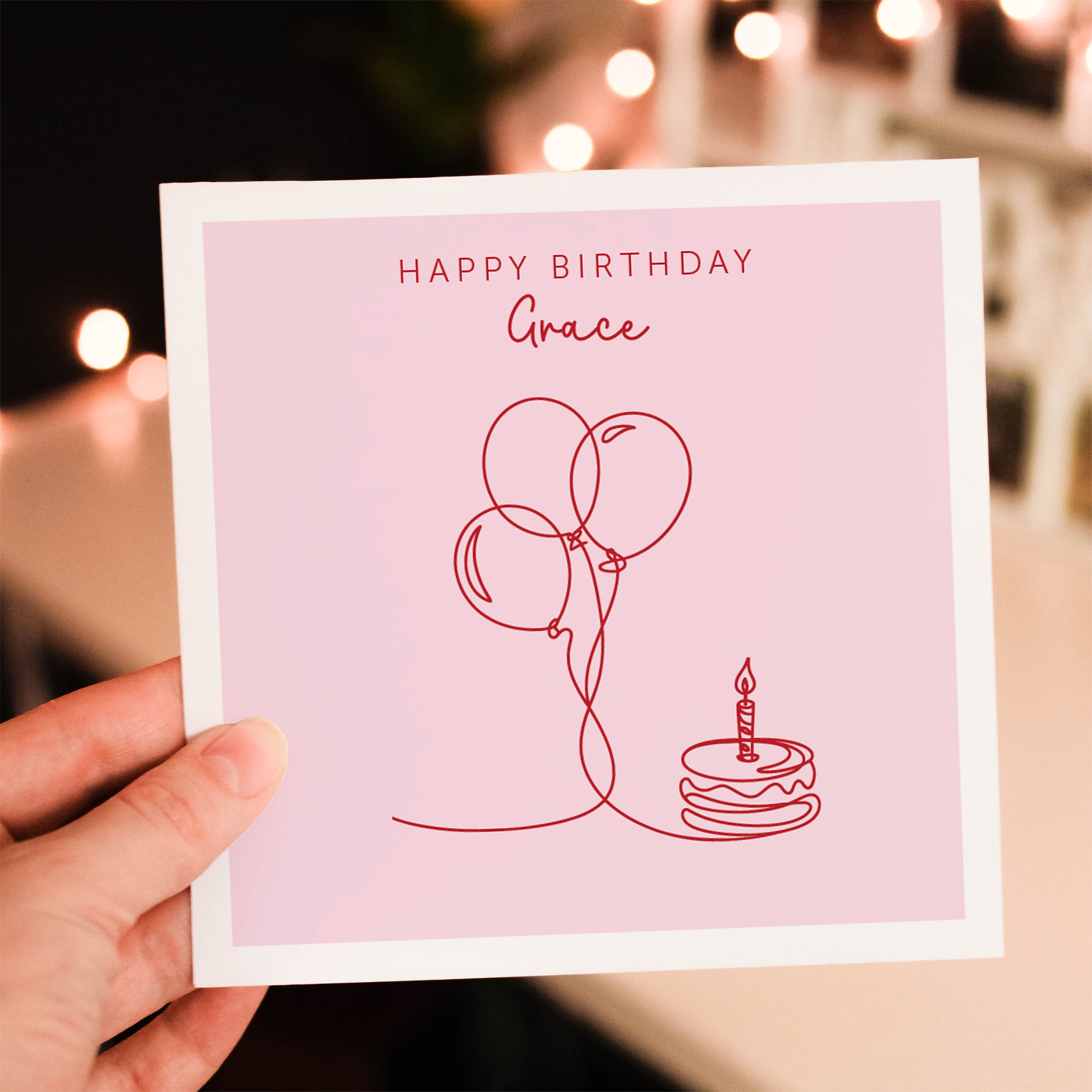 Balloon Birthday Card
