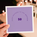 Milestone Birthday Card