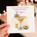 Pornstar Martini Cocktail! Personalised Birthday Card