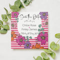 Bold Floral Save the Date Cards
