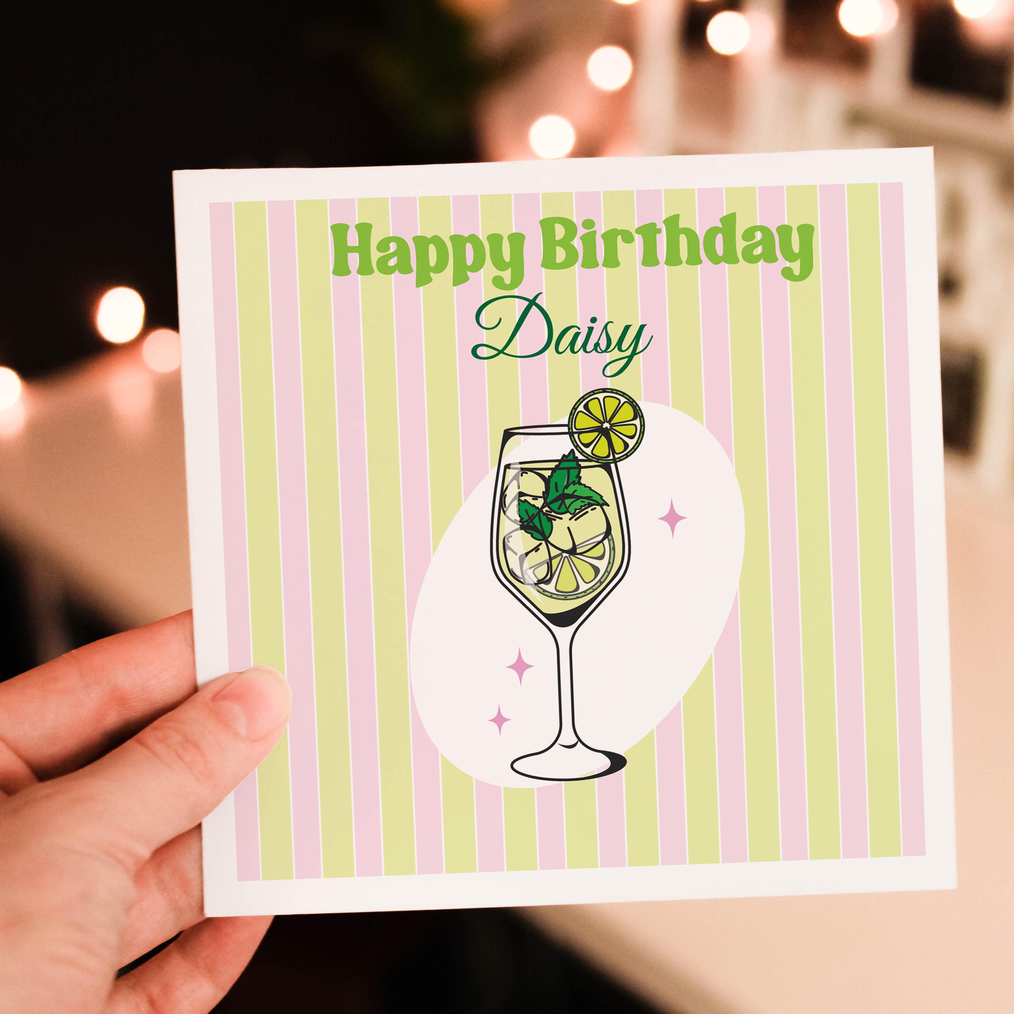 Hugo Spritz! Personalised Birthday Card