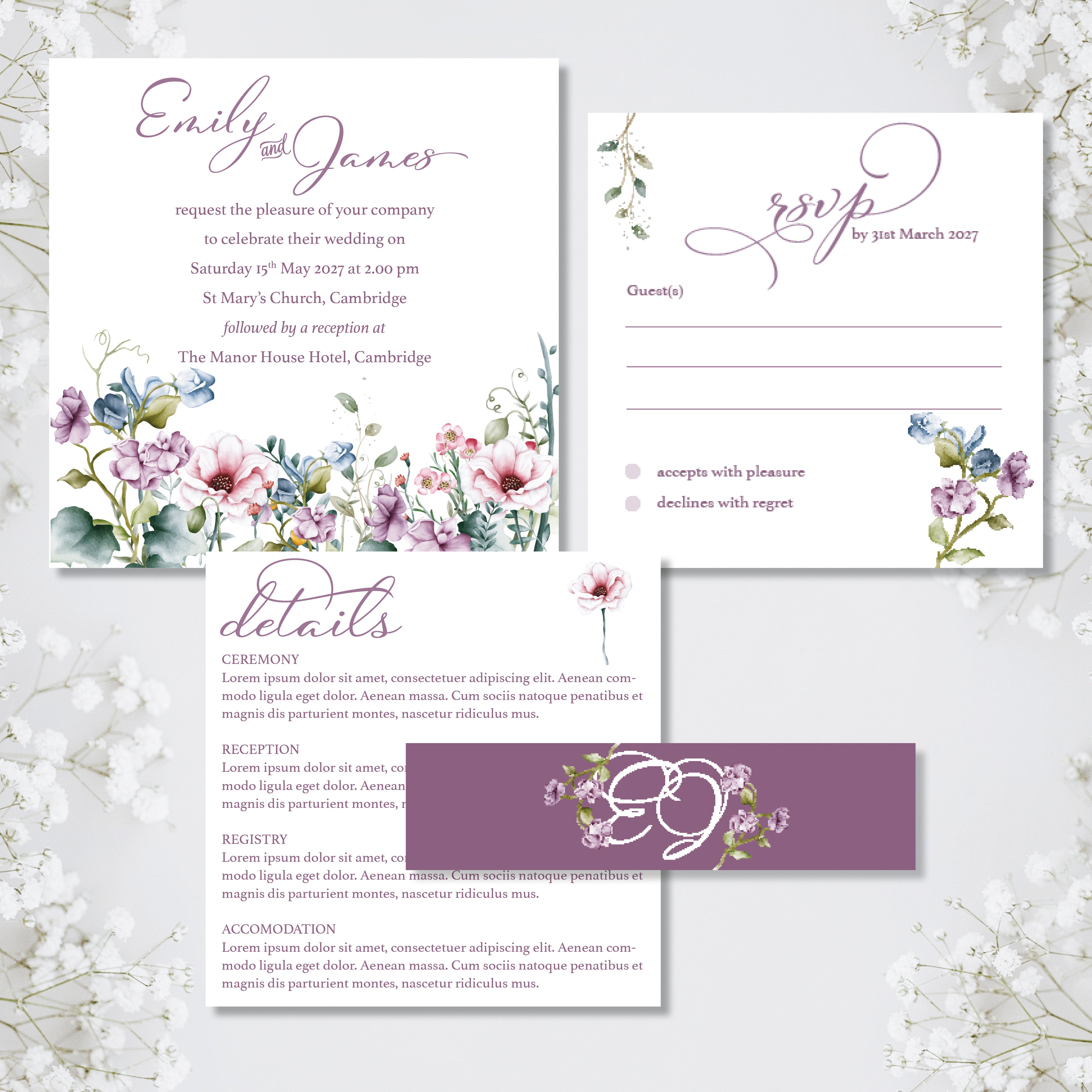 Wedding Invitation Suite