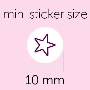 Mini Icon Stickers - Pink